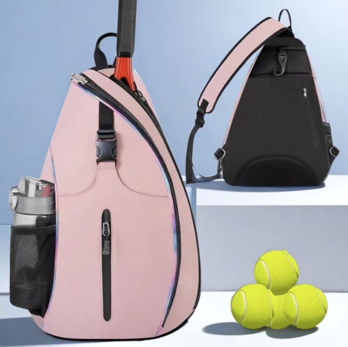 CourtEdge Pro Pickleball Sling Backpack - Pink